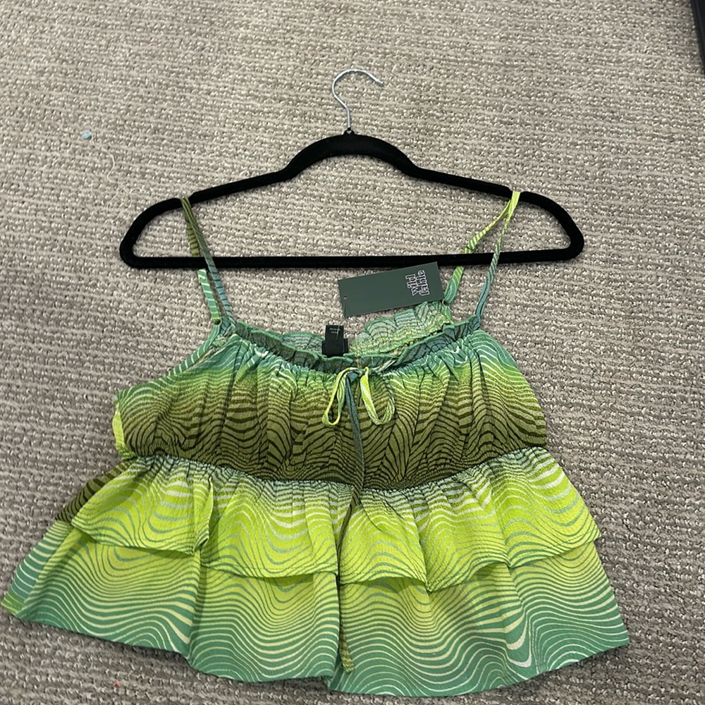 target wild fable green wave top